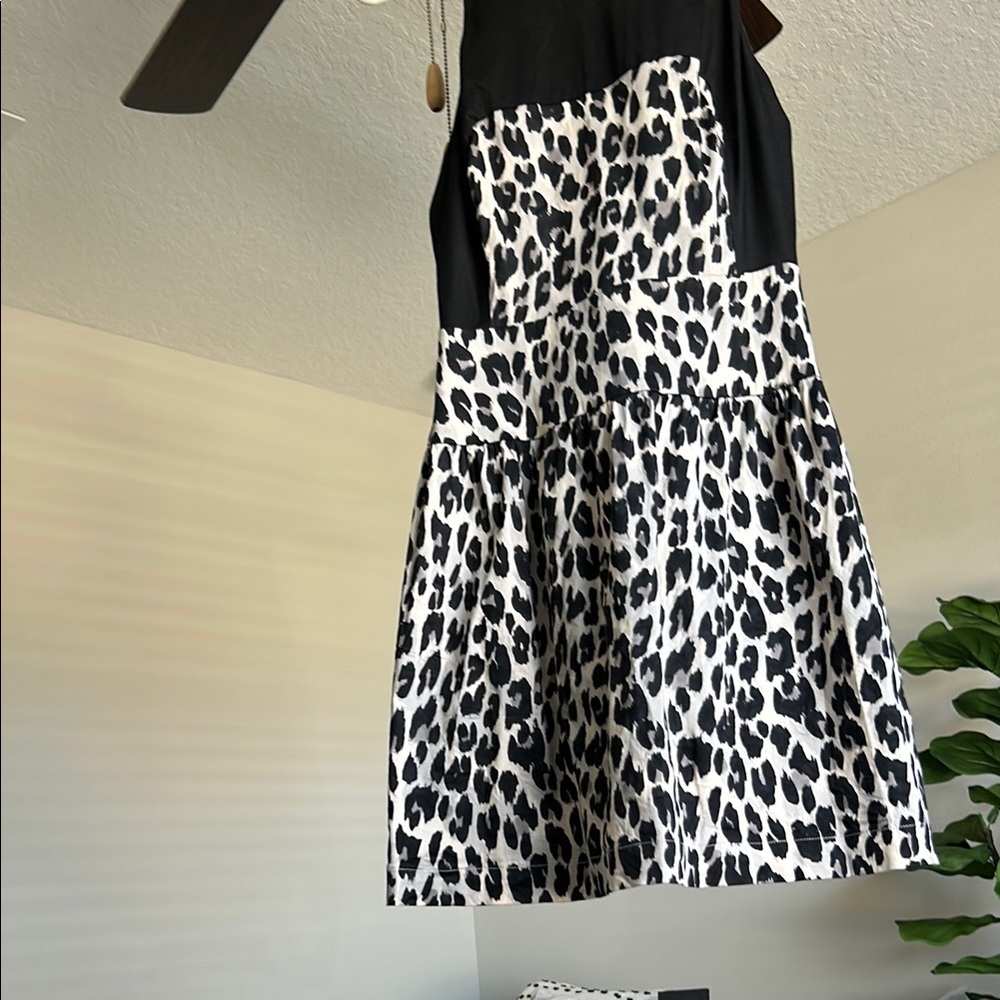 French Connection Black and White Mini Dress